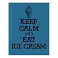 :  - Книга для записи рецептов. KEEP CALM and EAT ICE CREAM
