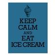 :  - Книга для записи рецептов. KEEP CALM and EAT ICE CREAM