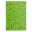 :  - Тетрадь общая "Паттерн. Зелёный" (96 листов, А5, клетка, гребень) (С2277-09)