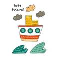 :  - Блокнот для записей "Let's travel"