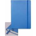 :  - Записная книга на резинке"Голубая"