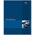 :  - Тетрадь 96л А5ф клетка сшито клеен. тиснение WorkBook Синяя