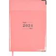 :  - Ежедневник датированный на 2024 год, розовый, А6+, 128 листов