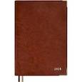 :  - Ежедневник датированный на 2024 год Сариф, коричевый, А5, 176 листов