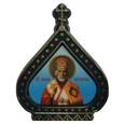 :  - Икона в пластмассовой рамке купол "Николай Чудотворец"