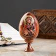 :  - Сувенир Яйцо на подставке икона "Божья Матерь Феодоровская"