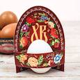 :  - Открытка-держатель для яйца «ХВ» (цветы), 9,5 x 11 см