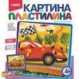 :  - Картина из пластилина. "Скоростной автомобиль"
