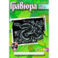 :  - Гравюра с металлическим эффектом серебра "Анаконда".