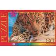 :  - Пазл. В мире животных. Красивый леопард. 80 элементов