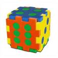 :  - Кубик-домино. Объемный конструктор из мягкого полимера. Для детей от 3 лет