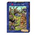 :  - Puzzle-1000 "Животный мир саванны, коллажи" (29661)