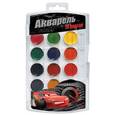:  - Акварель Disney "Тачки" 18 цветов, в пластике 25260