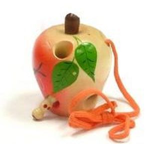 :  - Яблоко-шнуровка лакированное расписное (Ш-053)