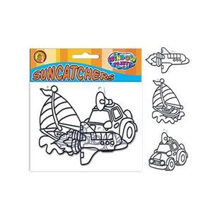 :  - Витражи-мини 3 штуки Машинка/Яхта/Ракета