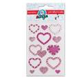:  - Хрустальные наклейки "Сердца"