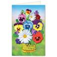 :  - Набор для детского творчества. Изготовление открытки "Корзиночка с цветами" (АБ 23-803)