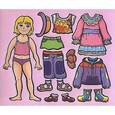:  - Трафареты пластиковые. Наряди девочку
