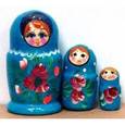 :  - Матрешка "гуашь" расписная: Матрешка 3 в1 (Д-268)