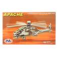 :  - Модель деревянная сборная "Вертолет Апачи"