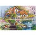 :  - Пазл "Коттедж с лебедями" (3000 элементов)