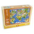 :  - Пазл для детей. Вокруг света. 80 деталей