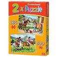 :  - Puzzle "Верхом на лошади" 2 в 1 (B-021079)