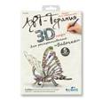 :  - Набор для творчества "3D пазл для раскрашивания. Арттерапия. Бабочка", арт. 02592