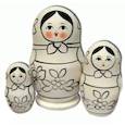 :  - Матрешка Раскраска Традиционная, 3 места