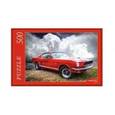 :  - Puzzle-500  Красное авто и облака