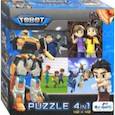 :  - Тоботы. Пазл 4 в 1 "Защитники" + магнит (04232)