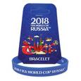:  - Чемпионат мира по футболу 2018 браслет синий, резиновый