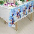 :  - Скатерть "С Новым годом!"Дед мороз и Снегурочка , 182x137 см