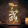 :  - Соляной светильник "Розы", 9x14 см, деревянный декор