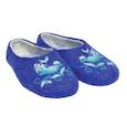 :  - Войлочные тапочки «Гжель» темно синие с птичкой. Размер 38