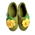 :  - Войлочные тапочки "Кувшинки". Размер 39