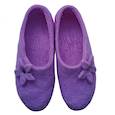:  - Войлочные тапочки светло-фиолетовые с цветочком, размер 36