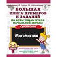 russische bücher: Узорова О.В., Нефедова Е.А. - Большая книга примеров и заданий по всем темам курса начальной школы. 1-4 классы. Математика. Супертренинг