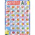 Русский алфавит. Плакат ламинированный двусторонний