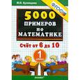 russische bücher: Кузнецова Марта Ивановна - Математика. 1 класс. Тренировочные примеры. Счет от 6 до 10. ФГОС