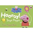 russische bücher:  - Peppa Pig: Hooray! Says Peppa (finger puppet board)