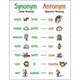 russische bücher:  - Anchor Chart: Synonym and Antonym
