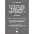 russische bücher: Червоткин Александр Сергеевич - Промежуточные судебные решения в уголовном судопроизводстве