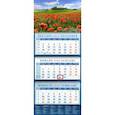 :  - Календарь 2020 квартальный "Пейзаж с маками. Италия" (14050)