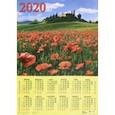 :  - Календарь настенный на 2020 год "Пейзаж с маками. Тоскана" (90009)