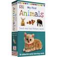 russische bücher: Yorke Jane - My First Animals Touch & Feel Picture Cards