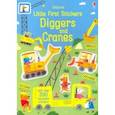 russische bücher: Watson Hannah - Little First Stickers: Diggers and Cranes