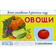 russische bücher:  - Уроки рисования в детском саду. Овощи. Книжка с наклейками. ФГОС ДО