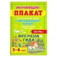 russische bücher:  - Времена года. Обучающий плакат-раскраска для знакомства детей 3-6 лет с окружающим миром
