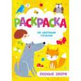 russische bücher:  - Раскраска по цветным точкам ЛЕСНЫЕ ЗВЕРИ (52607)